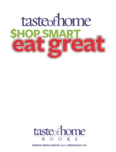 A TASTE OF HOMEREADERS DIGEST BOOK 2012 Reiman Media Group LLC 5400 - photo 1