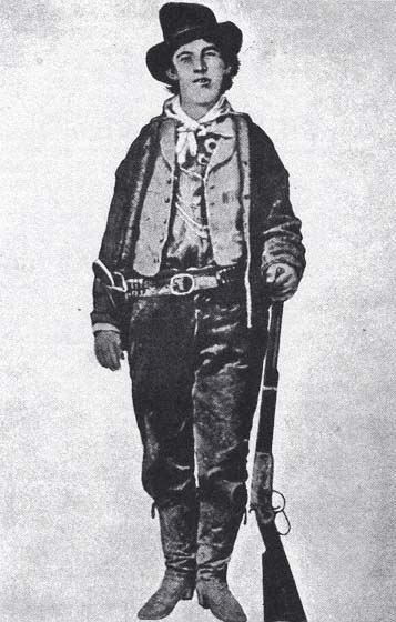 The famous full-length tintype of Billy the Kid taken at Fort Sumner sometime - photo 2