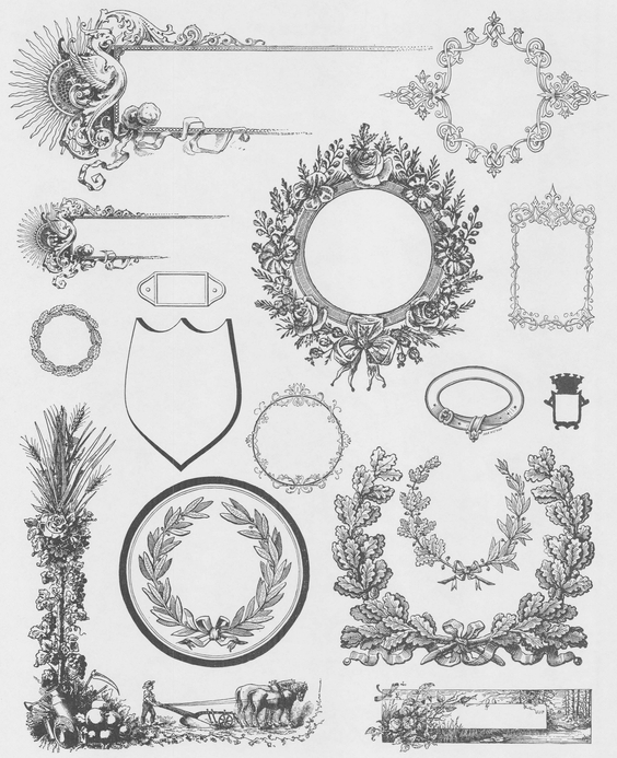 3200 Old-Time Cuts and Ornaments - photo 13