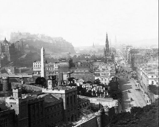 Princes Street from Calton Hill Princes Street and the Scott Monument - photo 30