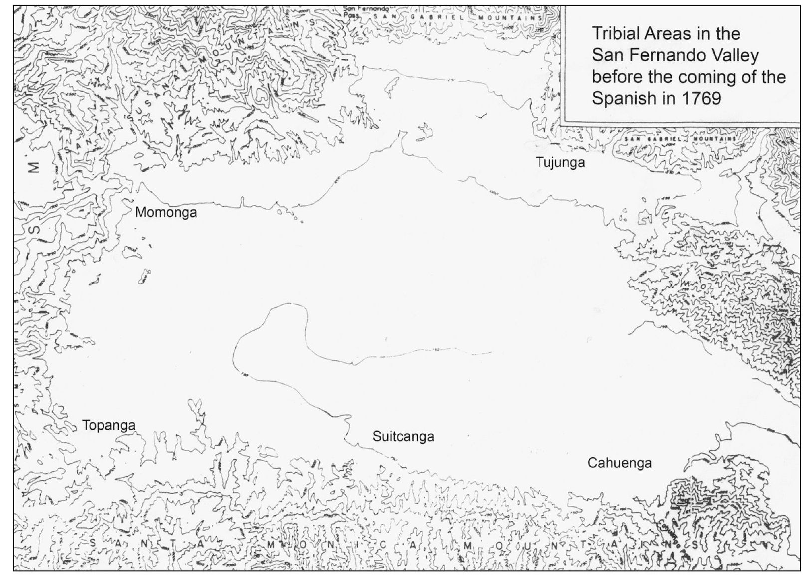 This tribal map shows Shoshone and Chumash ranchorias or villages that - photo 3