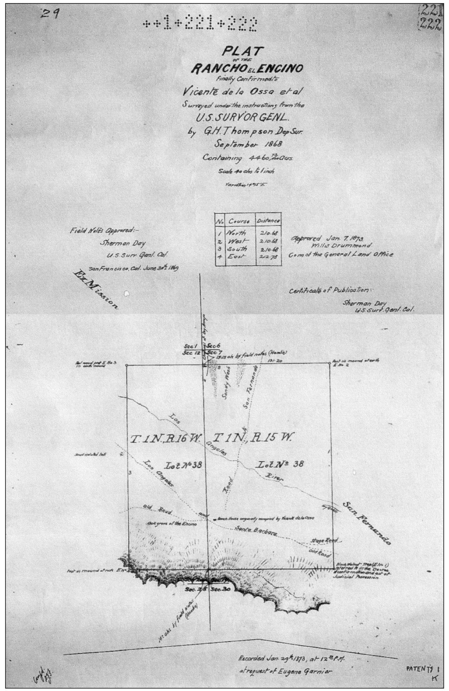 This official plat map drawn up for Frenchman Eugene Garnier shows that the - photo 9