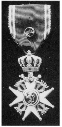 The Knights Cross of St Olav which was awarded to Patrick by the King of Norway - photo 3