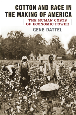 Dattel Cotton and race in the making of America : the human costs of economic power