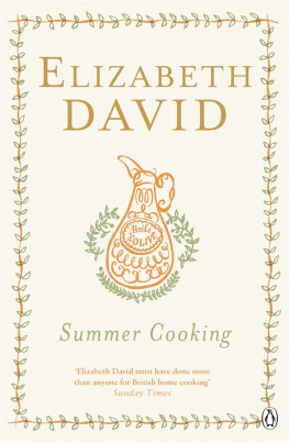 Adrian Daintrey - Summer cooking