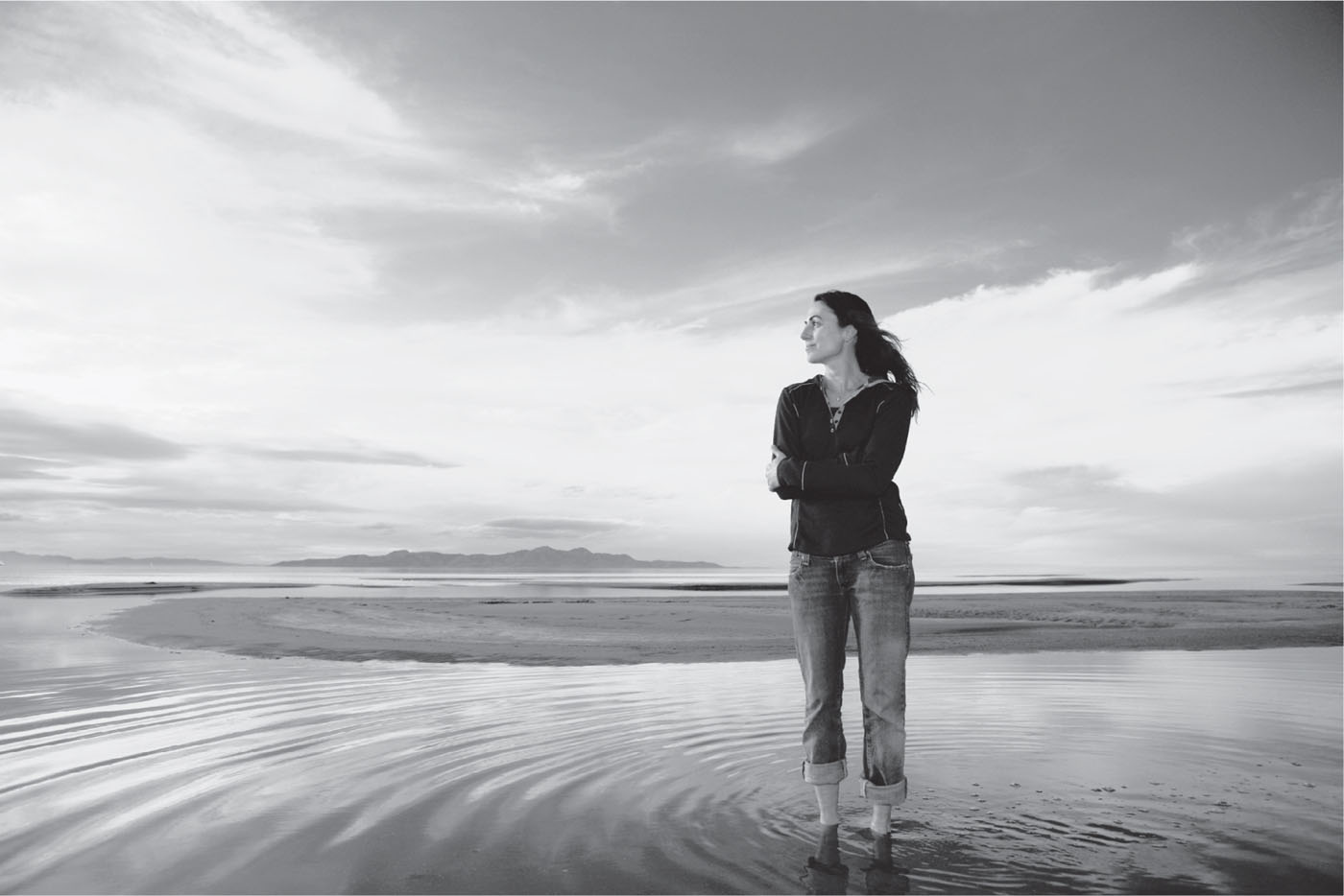 Salt flats of the Great Salt Lake Utah John Evans My husband and I met in our - photo 5