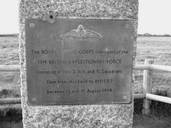 The field above Dover from where the first air force deployed to war David - photo 11