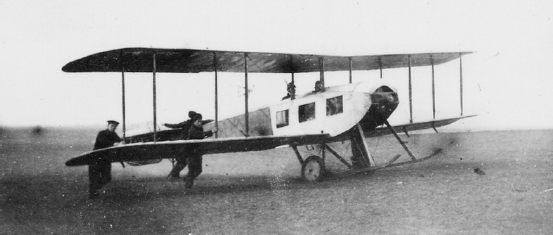 The first strategic bomber a Sopwith three-seater tractor biplane with Reggie - photo 13