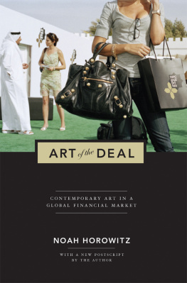 Horowitz - Art of the deal : contemporary art in a global financial market
