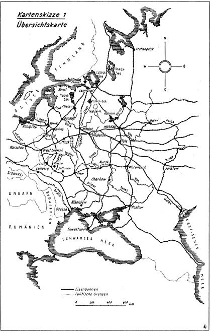 MAP 1 Overview MAP 2 Position of Army Groups Centre and North before the - photo 6