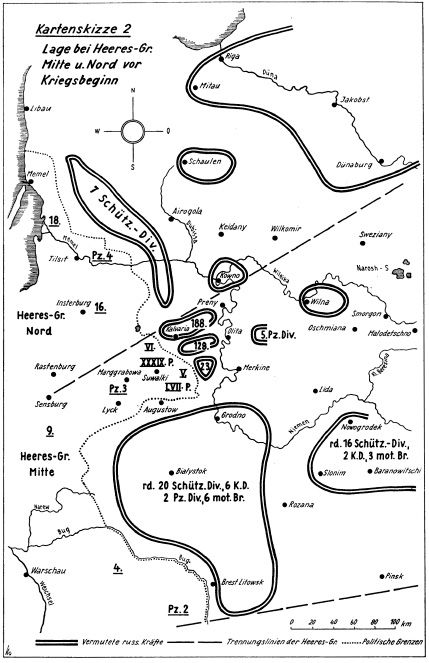 MAP 2 Position of Army Groups Centre and North before the Invasion MAP 3 - photo 7