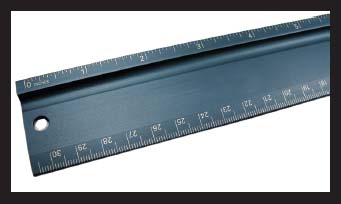 A rubber or cork-backed ruler will assist in measurements and sharp edges - photo 10