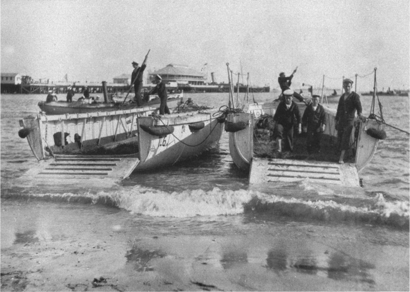 A horse beat an ancestor of the LCA as used in exercises at Clacton in 1904 - photo 2