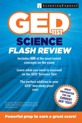 coll. GED test science flash review