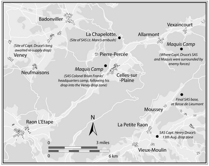 SAS Operation Loyton - Mission Area MAP SAS Nazi Hunters - Immediate Area of - photo 2