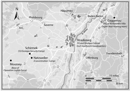 SAS Nazi Hunters - Immediate Area of Operations MAP Acknowledgements In - photo 3