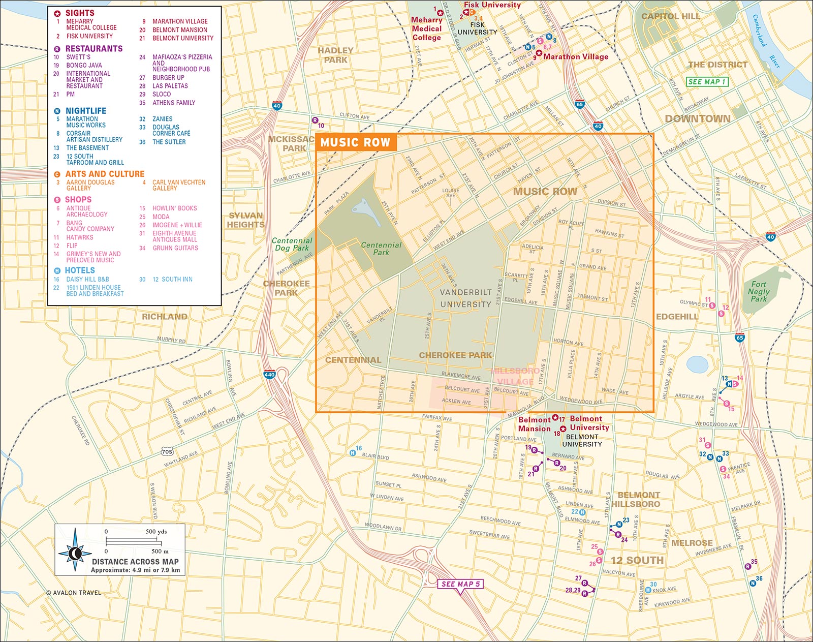 Map 2 Music Row map halves follow - photo 10