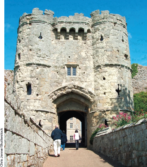 The gatehouse of Carisbrooke Castle upon the Isle of Wight The castle was - photo 7