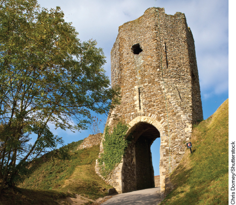 The alluring path through Coltons Gate in Dover Castle Just beyond lies the - photo 5