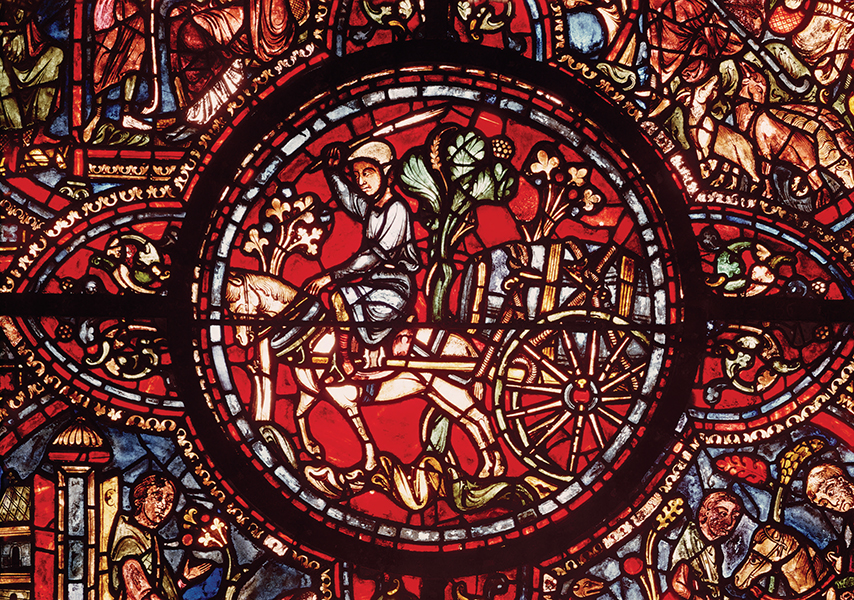 Part of an earlythirteenth-centurystained glass windowin Chartres - photo 6