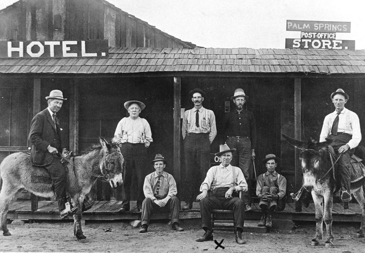 Serious men serious mules c 1900 when Palm Springs was an Old West frontier - photo 6