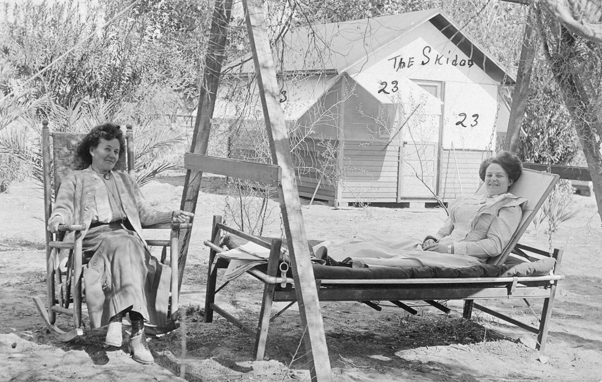 Desert Inn tent cabin in 1911 23 skidoo meant to leave quickly which Mrs - photo 17