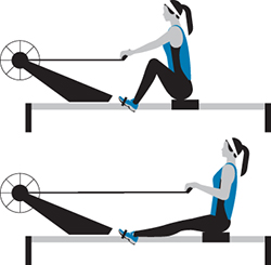 Rowing Sprint for 30 seconds by increasing your stroke rate then recover by - photo 8