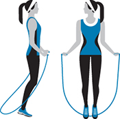 Jumping rope Turn the rope as fast as you cando as many rotations as you can - photo 7