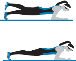 Plank with leg raise Hold for as long as possibleideally 30 seconds If you - photo 20