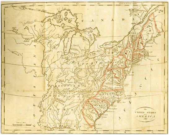 A map of the original thirteen colonies and territories detail on next page - photo 4