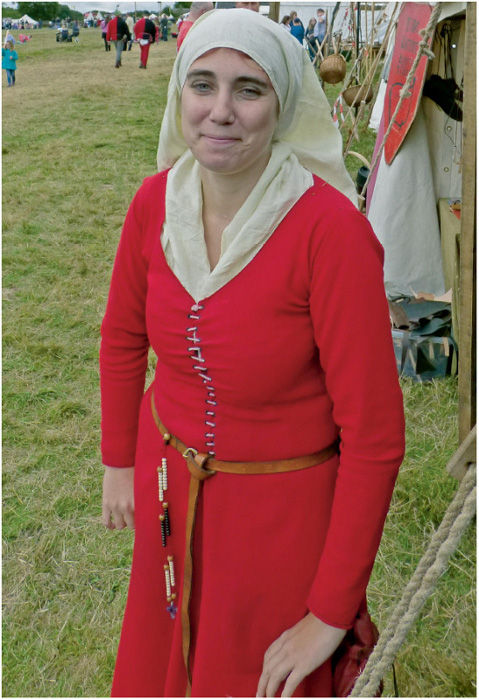 A straight-laced woman at the Battle of Bosworth re-enactment 2014 Pat - photo 2