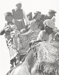 My parents with Nehru on an elephant proceeding to the Mela 17th May - photo 4