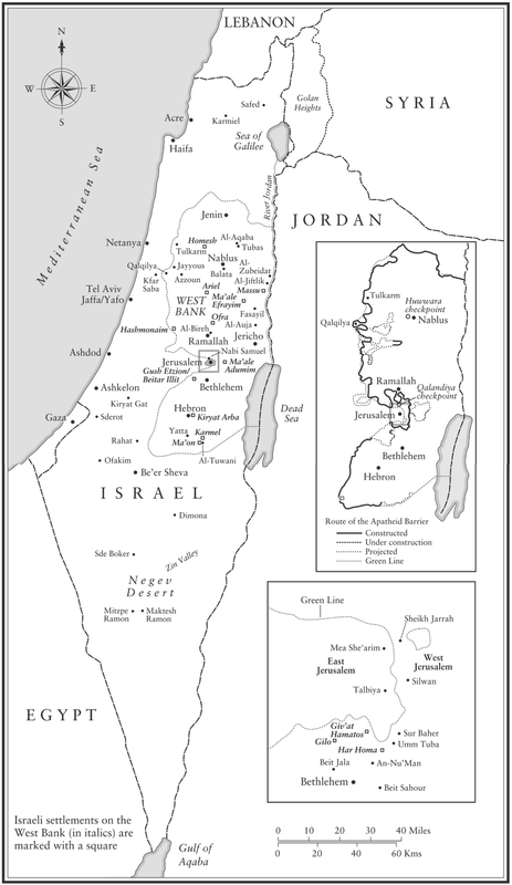 Israel and the Occupied Palestinian Territories showing places visited by the - photo 1