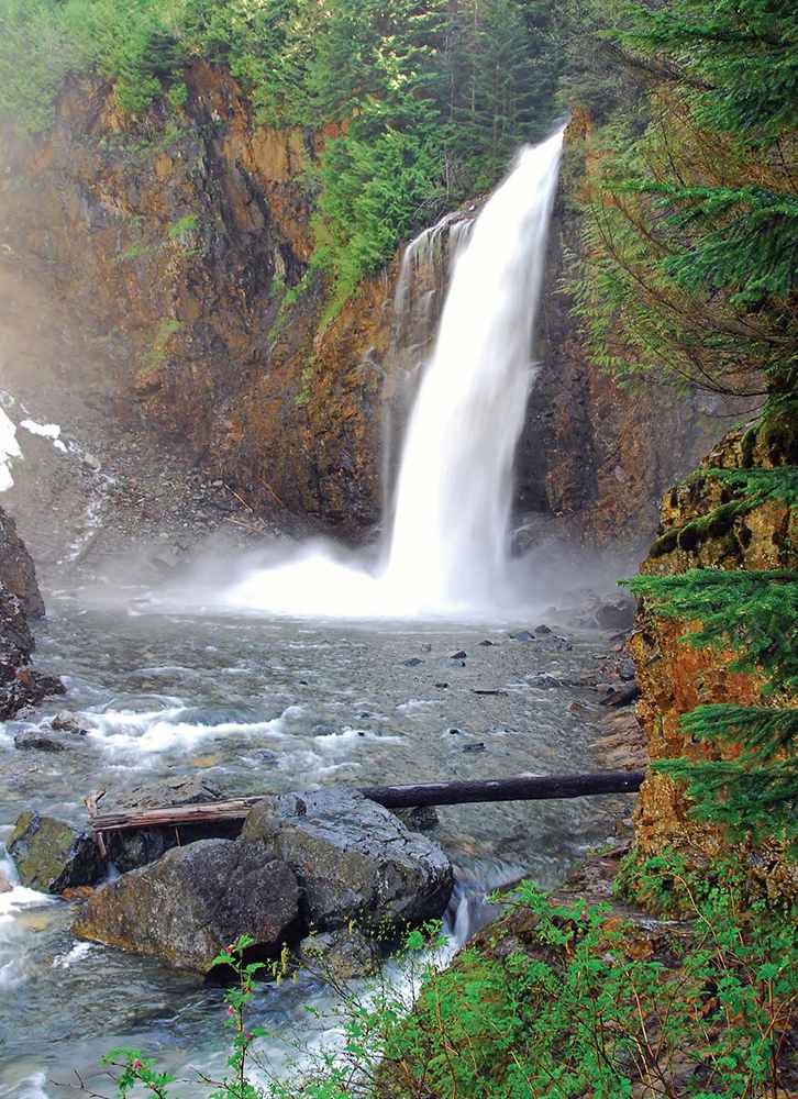 Franklin Falls along the South Fork Snoqualmie River Views toward Mount - photo 4