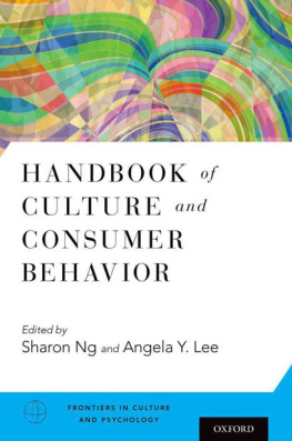 Ng Sharon (editor) - Handbook of culture and consumer behavior