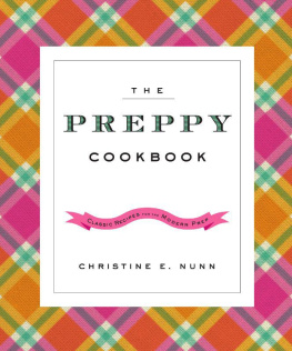 Nunn The preppy cookbook : classic recipes for the modern prep