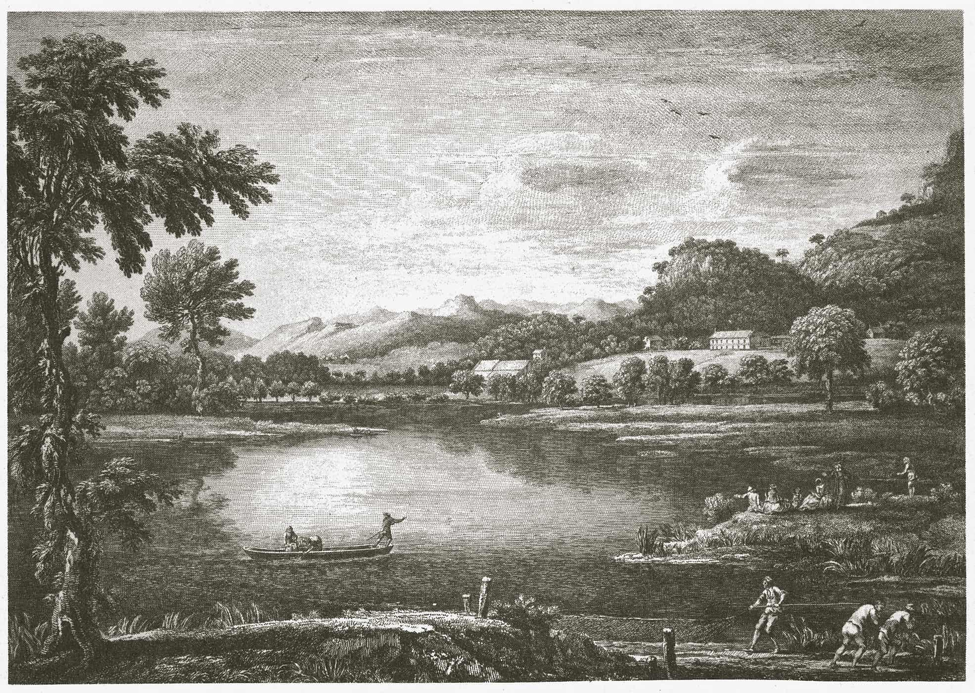 An engraving of a view of Winander Meer near Ambleside by William Bellers - photo 6