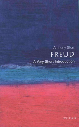 Anthony Storr Freud: A Very Short Introduction