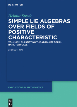 Helmut Strade - Classifying the Absolute Toral Rank Two Case