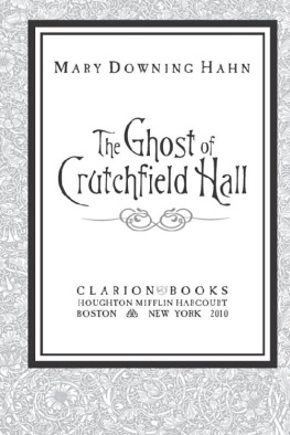 Mary Downing Hahn The Ghost of Crutchfield Hall