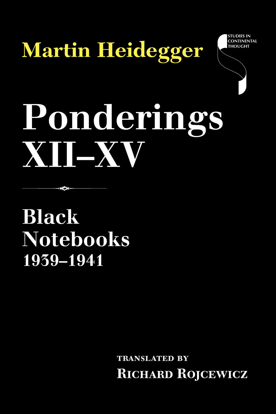 Ponderings XIIXV Studies in Continental Thought EDITOR JOHN SALLIS CONSULTING - photo 1