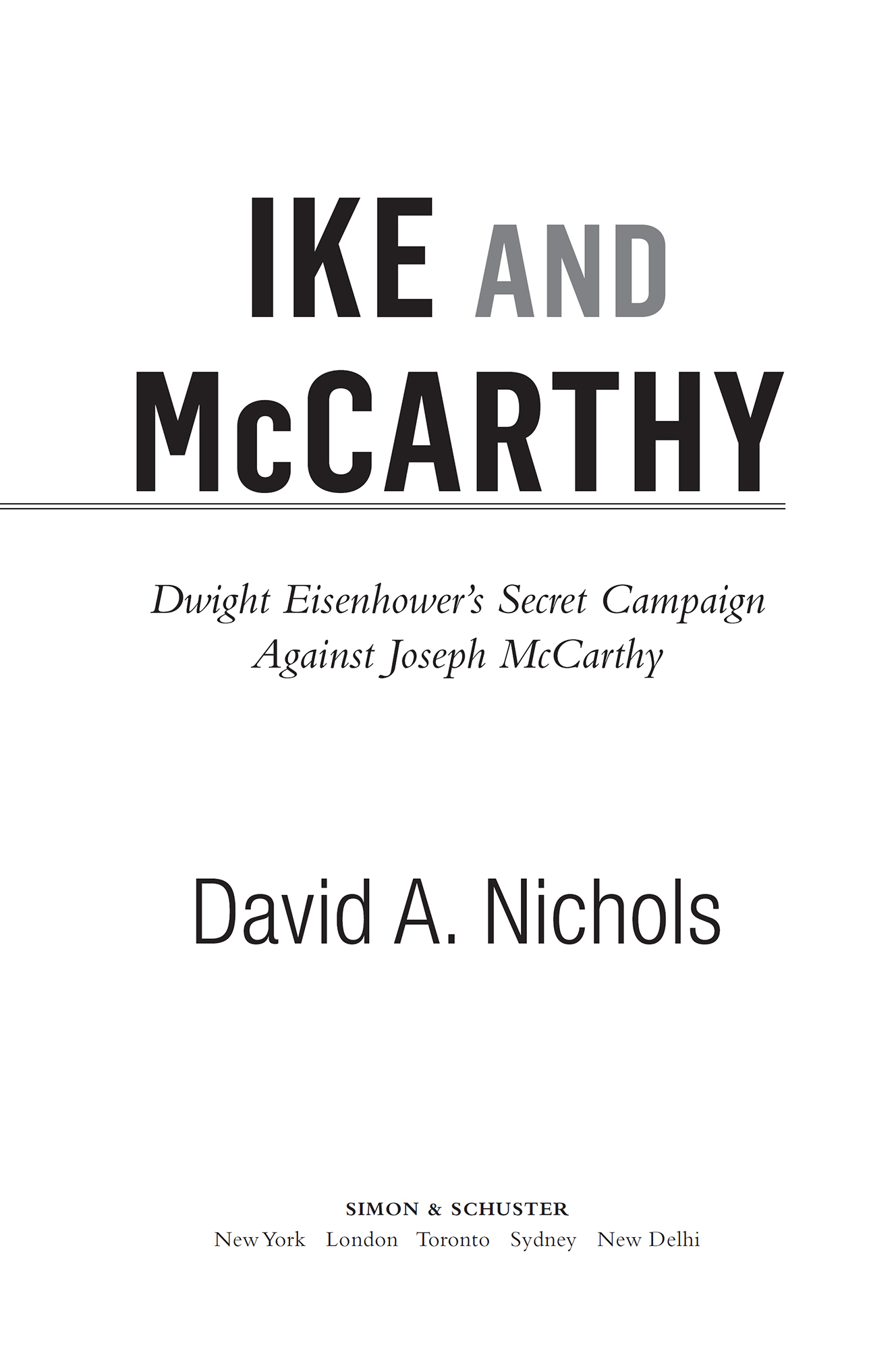 Ike and McCarthy - image 1