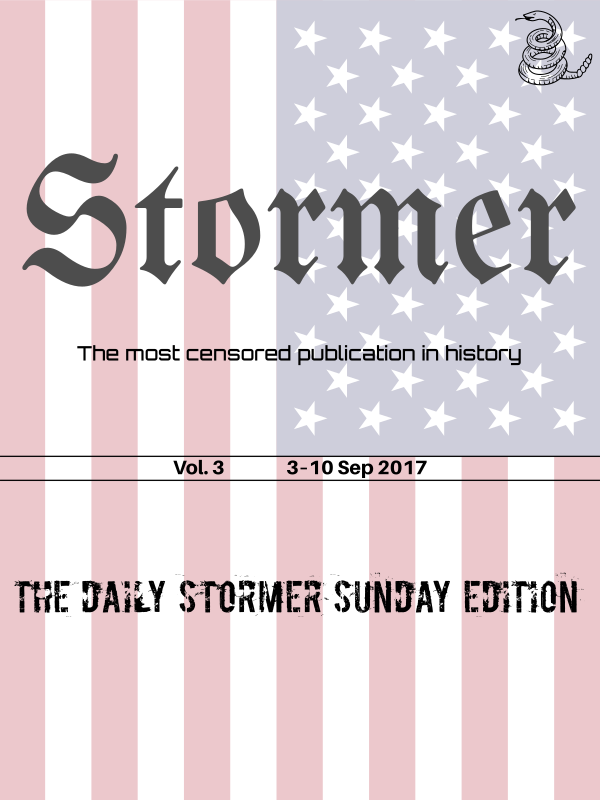 Stormer The most censored publication in history Daily Stormer Sunday Edition - photo 1