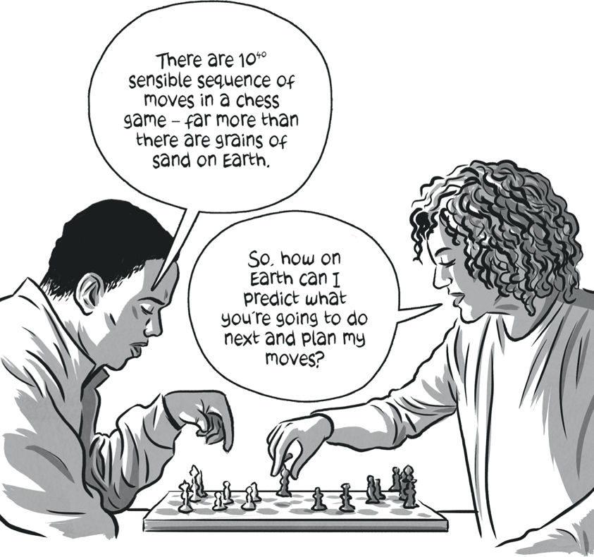 There are 1040 sensible sequence of moves in a chess game far more than there - photo 7