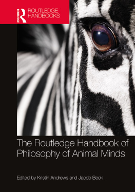 Kristin Andrews - The Routledge Handbook of Philosophy of Animal Minds