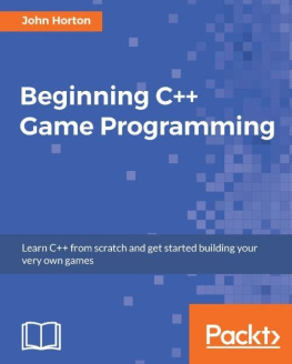 John Horton Beginning C++ Game Programming