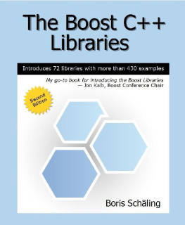 Boris Schäling The Boost C++ Libraries