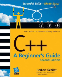 Herbert Schildt - C++: A Beginner’s Guide