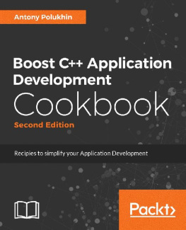 Antony Polukhin Boost C++ Application Development Cookbook