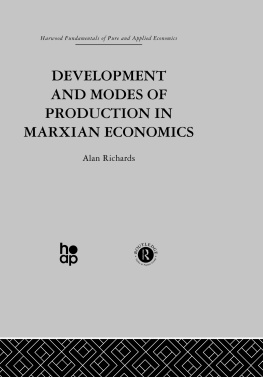 Alan Richards - Development and Modes of Production in Marxian Economics: A Critical Evaluation